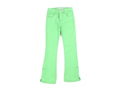 Kids ONLY island green flared split trousers